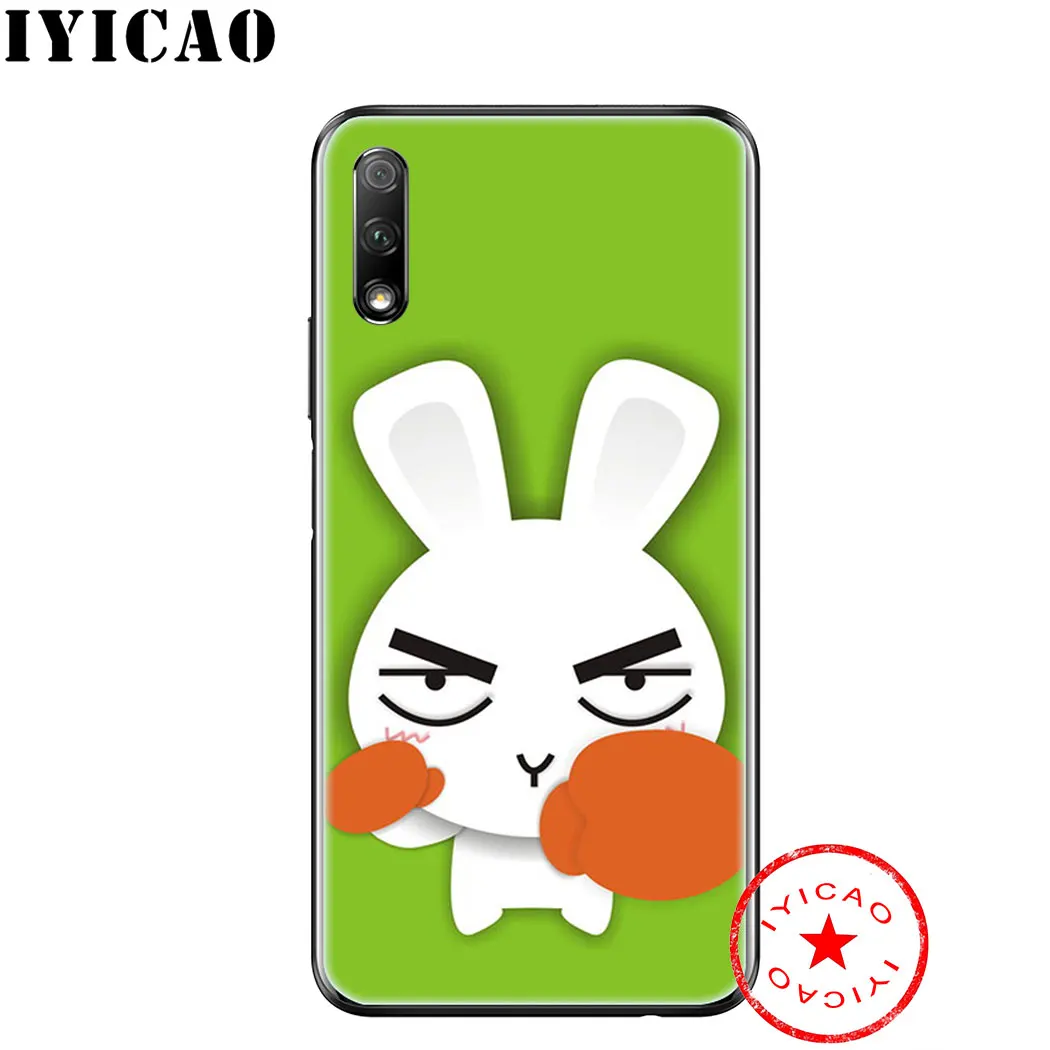 IYICAO кролик B мягкий чехол для huawei Honor 20 10 9 9X 8X 8C 7X 7C 7A 6A Lite рro вид Примечание iPhone X