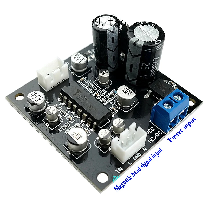 TA7668 Магнитная плата предварительного усилителя + экранированный провод |