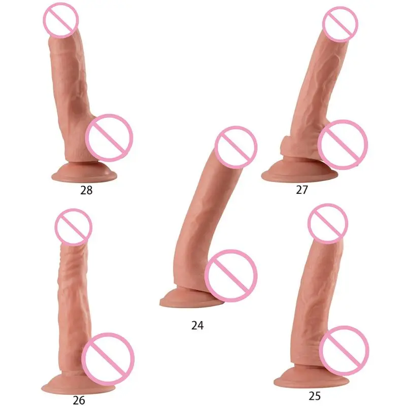 Реалистичный фаллоимитатор с присоской игрушка для игр в режиме свободные руки