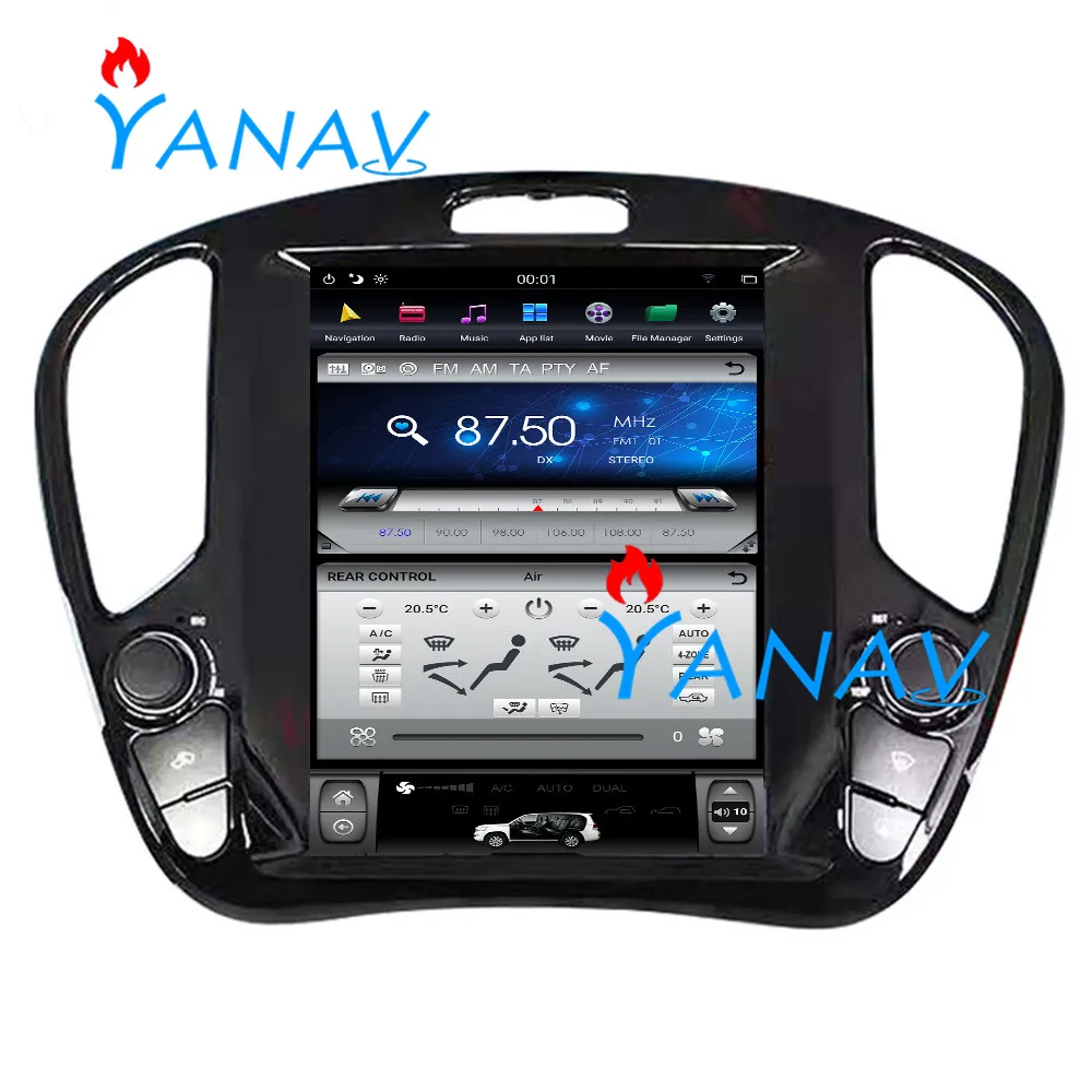 Автомагнитола на Android стереоприемник для Nissan Juke/Infiniti ESQ 2010 + вертикальный