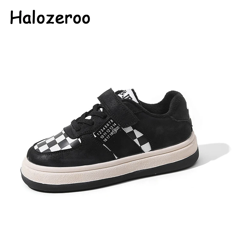 

Зимние детские спортивные кроссовки, брендовая обувь для маленьких мальчиков, Детские повседневные кроссовки из натуральной кожи, модные к...