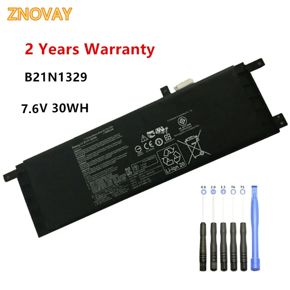 Новый Аккумулятор B21N1329 для ноутбука ASUS D553M F453 F453MA F553M P553 P553MA X453 X453MA X553 X553M X553B X553MA 7 6