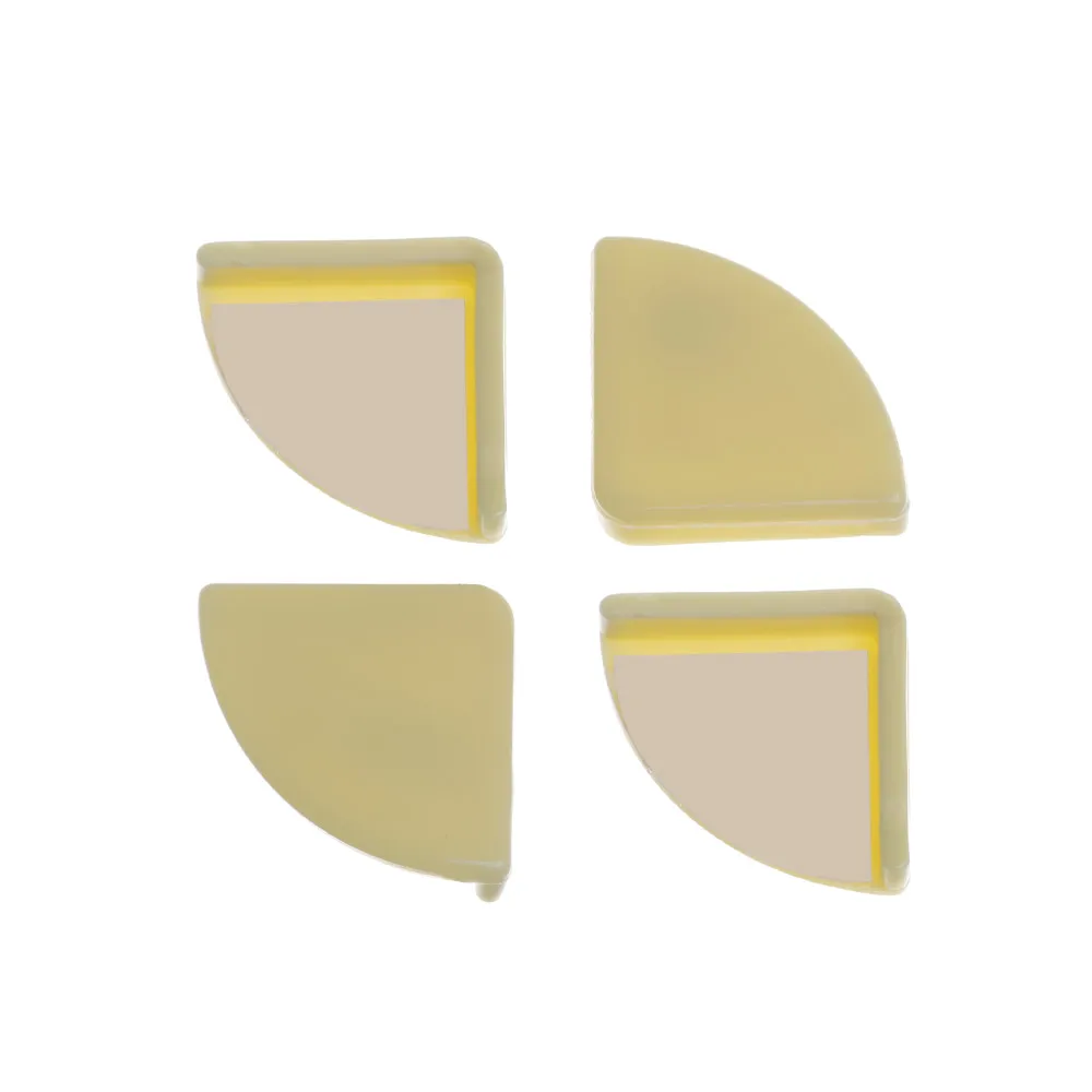 4Pcs Soft Silicon Anticollision Strip Baby Safe Corner Protector Desk Corner Guard Baby Safety Edge Guards Baby Kids Protection - Цвет: Style 2-yellow