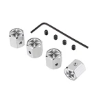 Колпачки для клапанов автомобильных шин, универсальные противоугонные колпачки с логотипом Креста для Audi, BMW, Honda, Toyota, Mercedes, Benz, Volkswagen, Land Rover