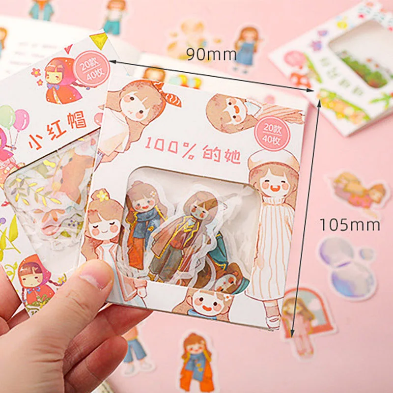 40 шт. Kawaii продукты канцелярские наклейки милый кот наклейки пуля журнал наклейки для девочек Diy декоративные принадлежности для скрапбукинга