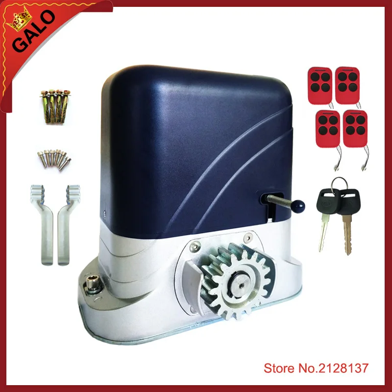 

Home Door Gate Motor 2PS Remote Control And Switch Automatic Lathe Sliding Gate Opener Can Stand By Solar System 600KG-1800KG