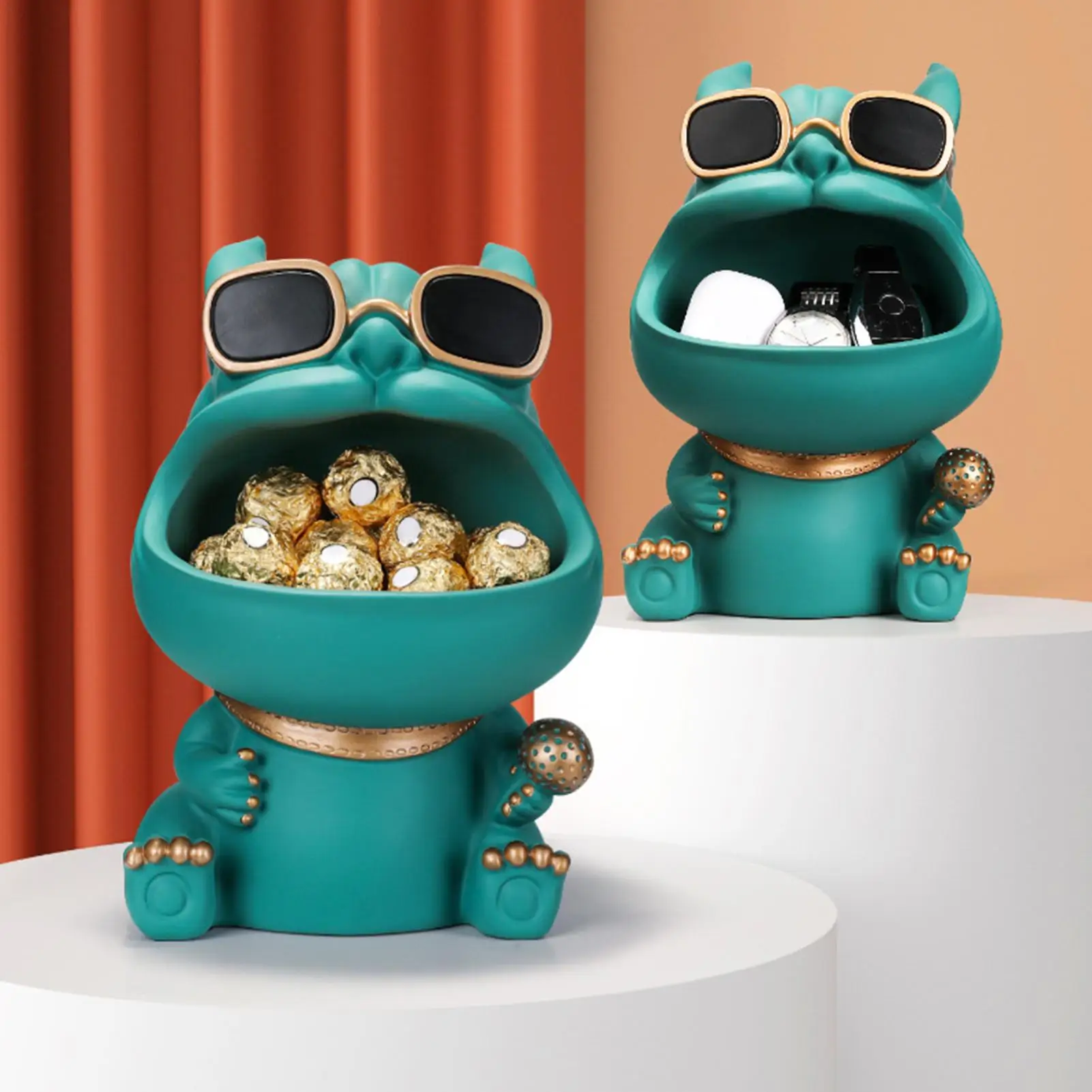 С принтом с животными в форме ключа телефона домашнее хранилище корзина Декор