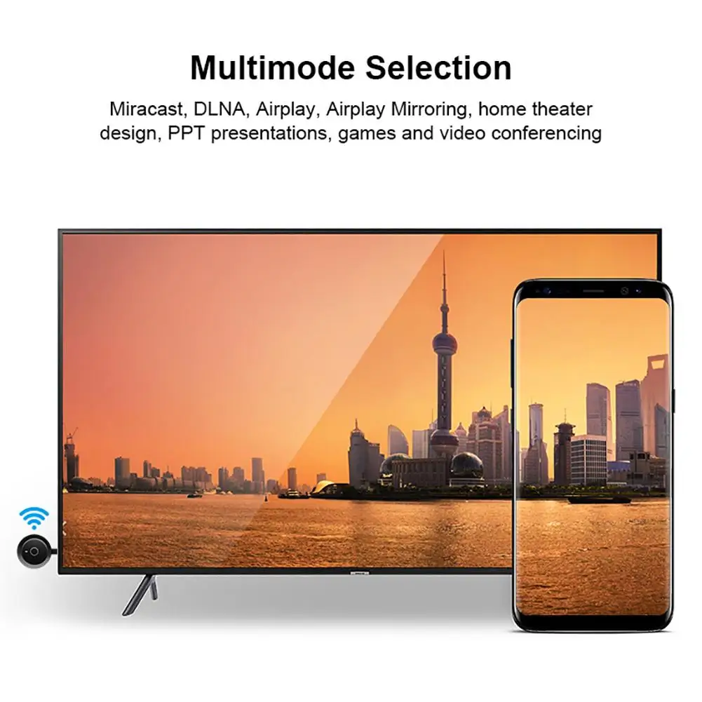 

G17 TV Stick Mirascreen Wifi Portable Display Receiver 1080P HDTV Miracast Dongle for iOS iPhone iPad / Android Smartphones