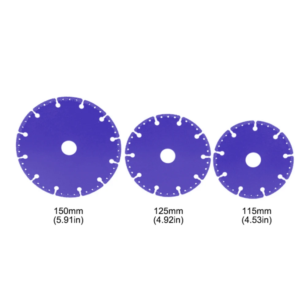 

115/125 / 150mm Vacuum Brazed Diamond Saw Blade Segmented Cutting Disc Grinding Wheel Rotary Disc Sanding Carving Power Tools