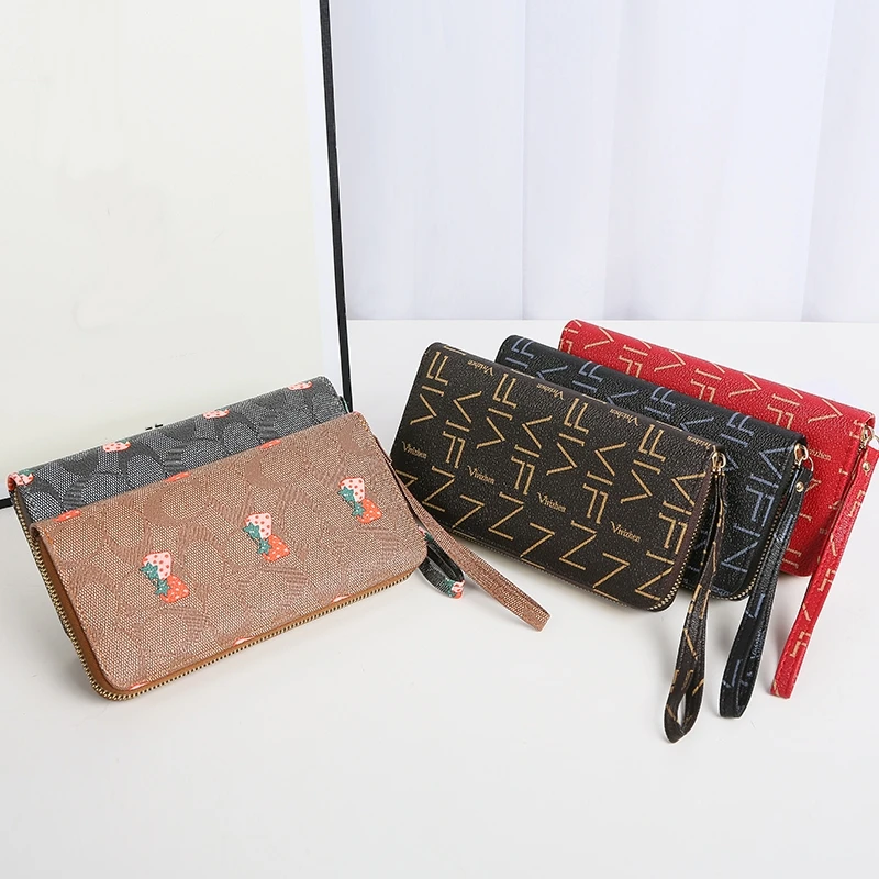 Модный женский кошелек вместительный удлиненный Стандартный Бумажник из