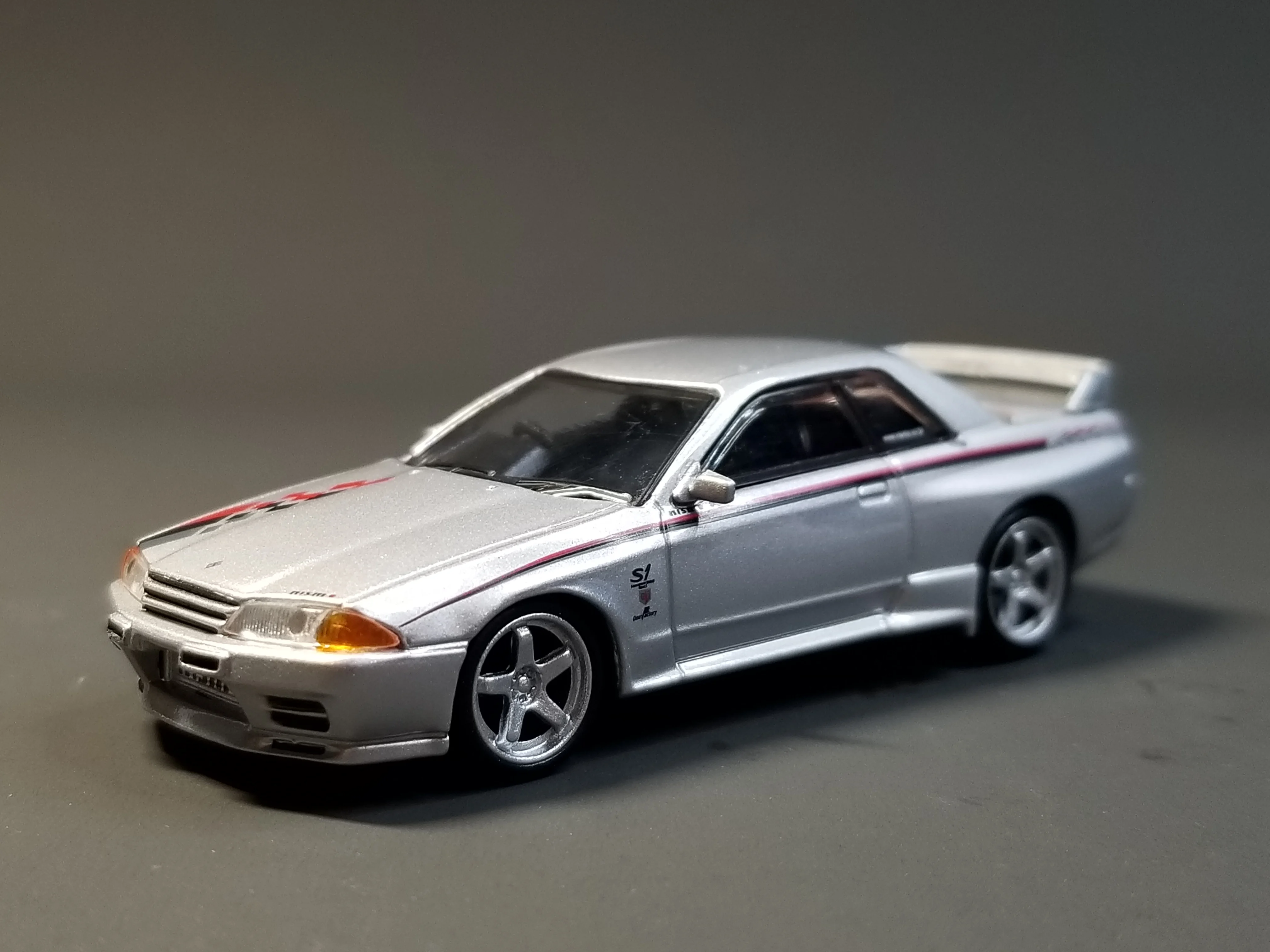 Мини GT 1/64 Nissan Skyline R R32 Nismo S настройки MGT00107 литая под давлением модель автомобиля