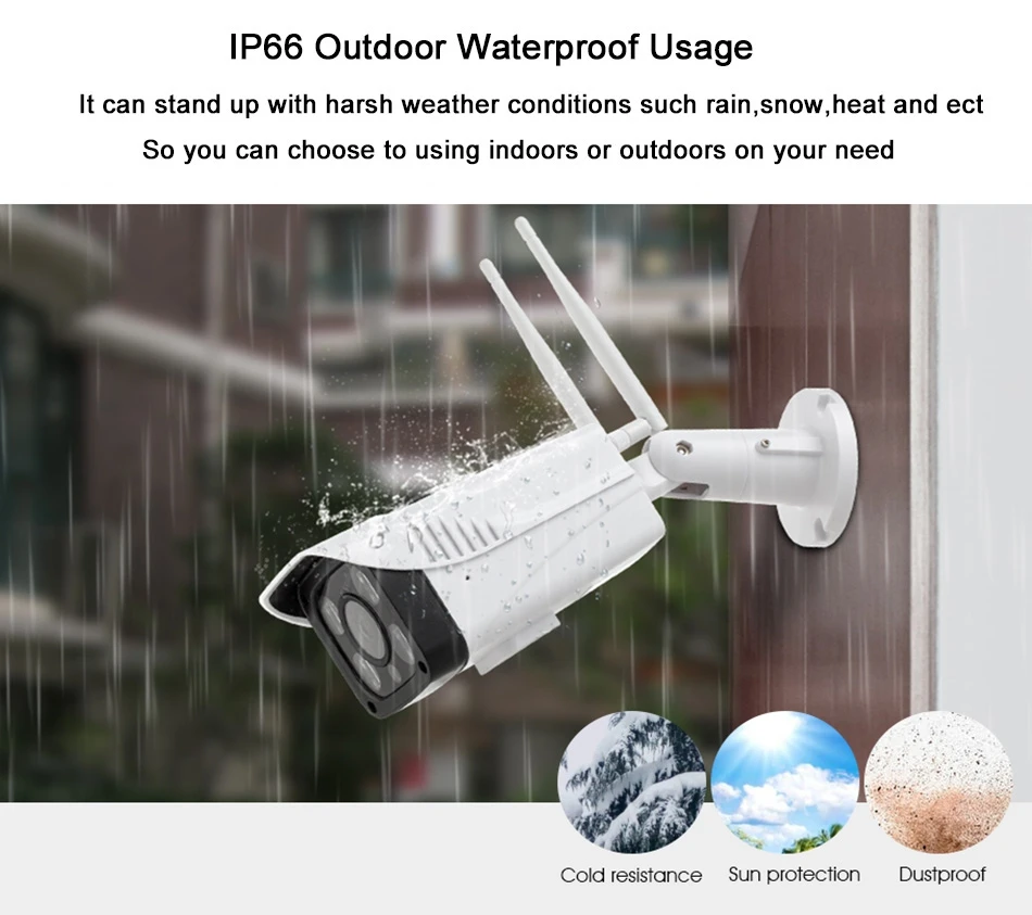 KERUI видеонаблюдения CCTV wifi камера HD 1080P наружная Водонепроницаемая инфракрасная камера ночного видения безопасности Видео IP камера
