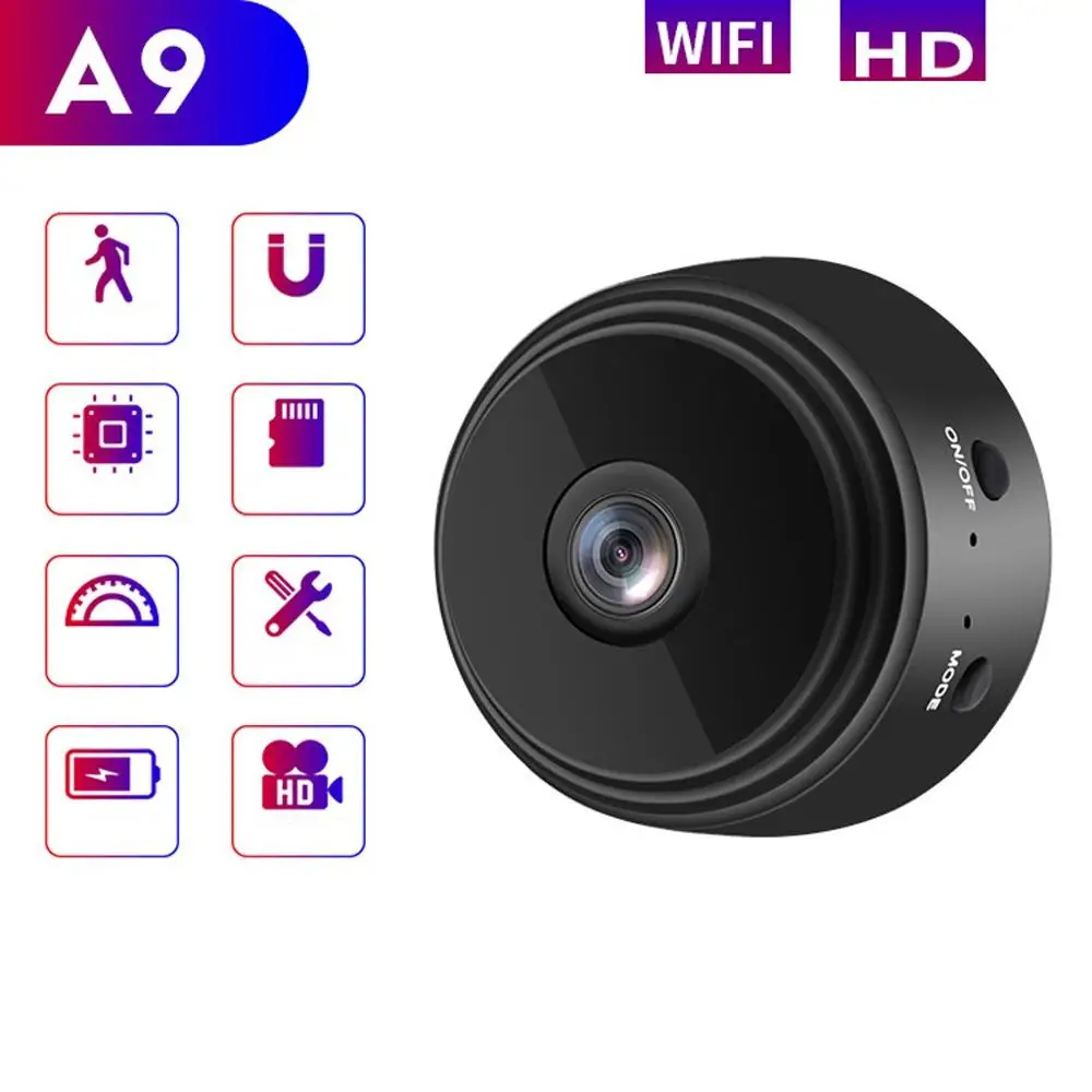 Мини wifi камера ночного видения Full HD 1080P домашняя охранная видеокамера микро