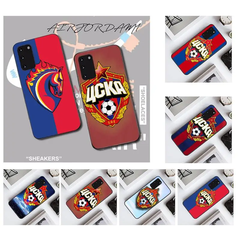 Чехол для телефона из мягкого силикона и ТПУ PENGHUWAN CSKA Samsung S20 plus Ultra S6 S7 edge S8 S9