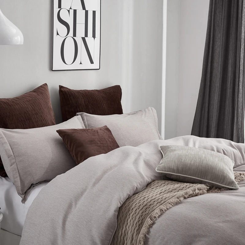 Комплект постельного белья из 100% полиэстера с наволочками | Дом и сад