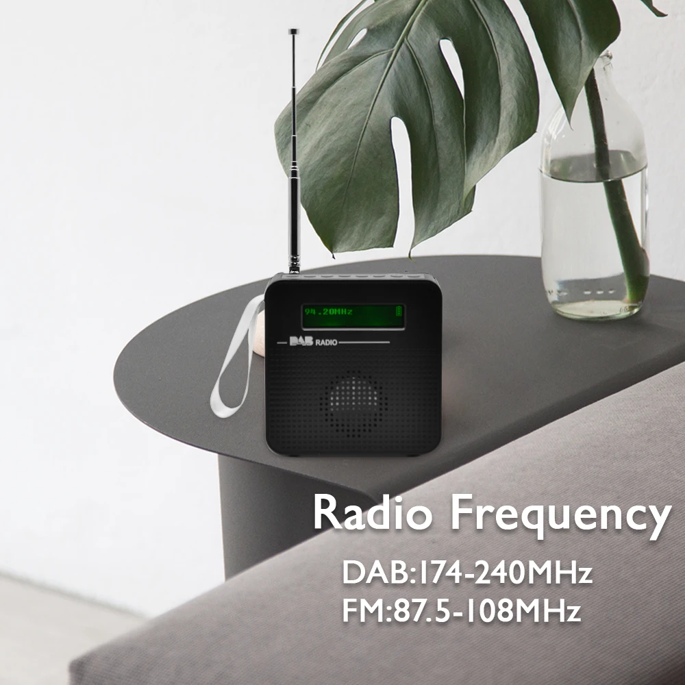 Мини DAB/DAB + цифровой FM AC/DC радио Bluetooth портативное беспроводное Функция сна