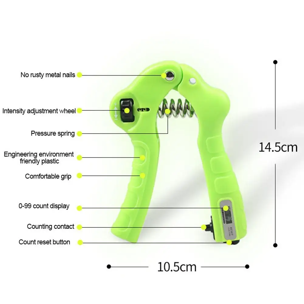 Ручной тренажер для развития мышц пальцев руки с регулируемым диапазоном