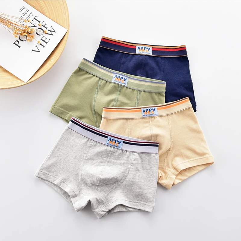 Нижнее белье для детей нижнее мальчиков хлопковые трусы шорты боксеры