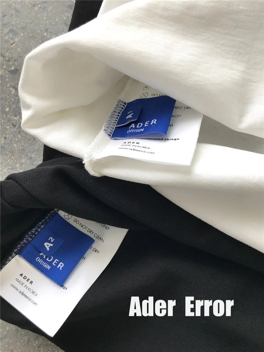 

Ader Error T-shirt Men Women A Logo ADER Blurry Adererror Logo Tops Tee clothing oversized t shirt