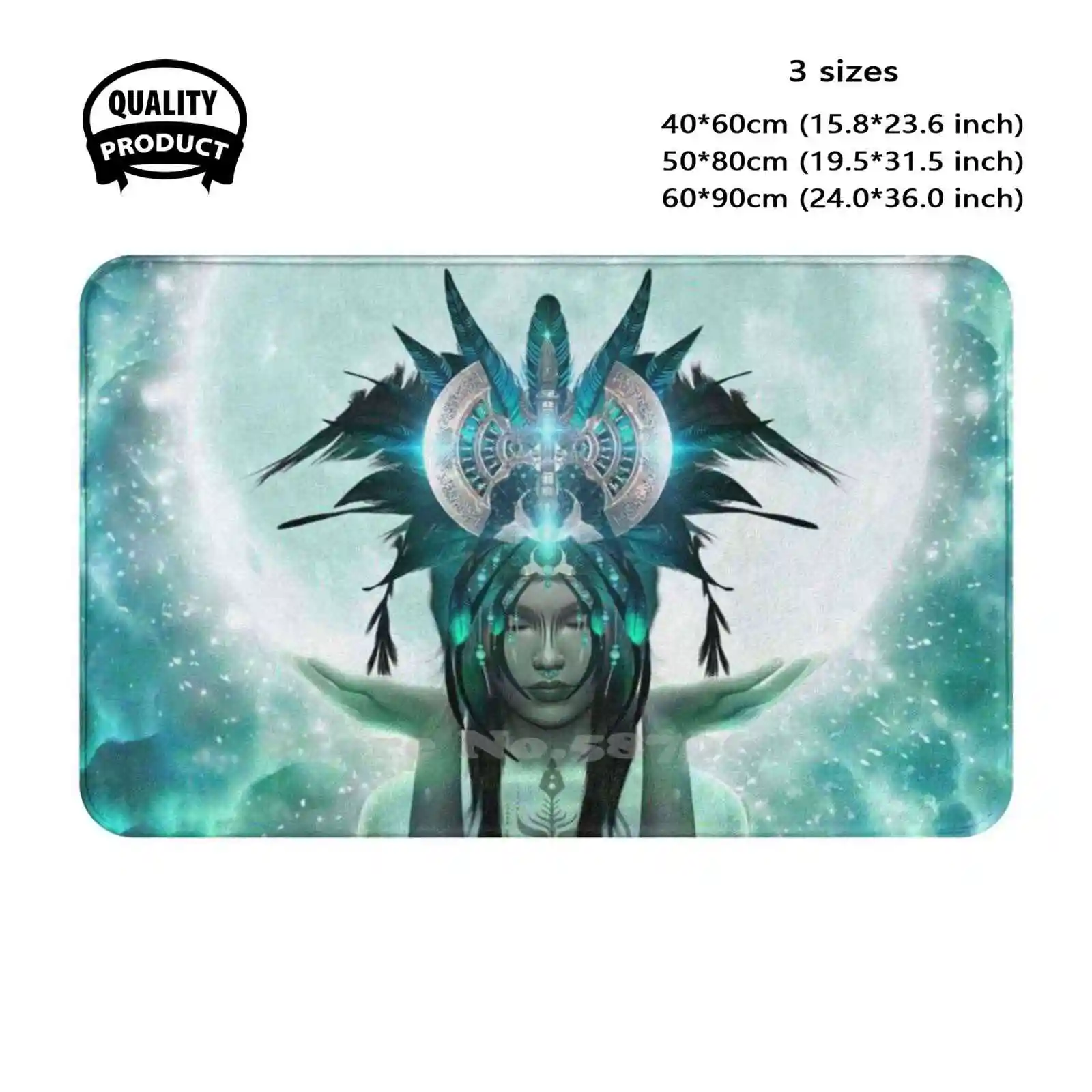 Selene мягкая подушка домашний коврик дверной Женская копия психоделическая