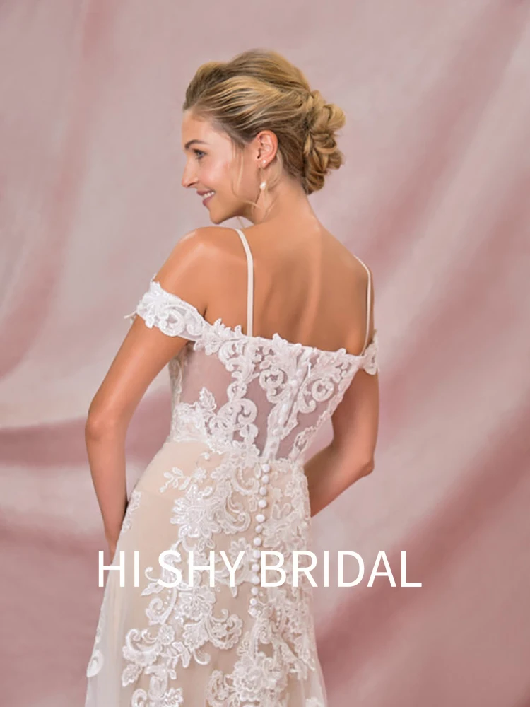 

Hi Shy Bridal 2021 New Luxury Lace Wedding Dresses Suitable for Every Bride Free Tailored Plus Size and Free Shipping