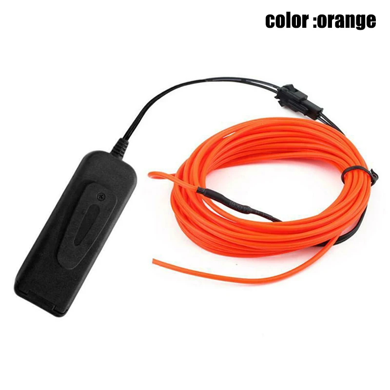 Экономичный EL Wire неоновый RGB цветной светодиодный светильник набор для рисования