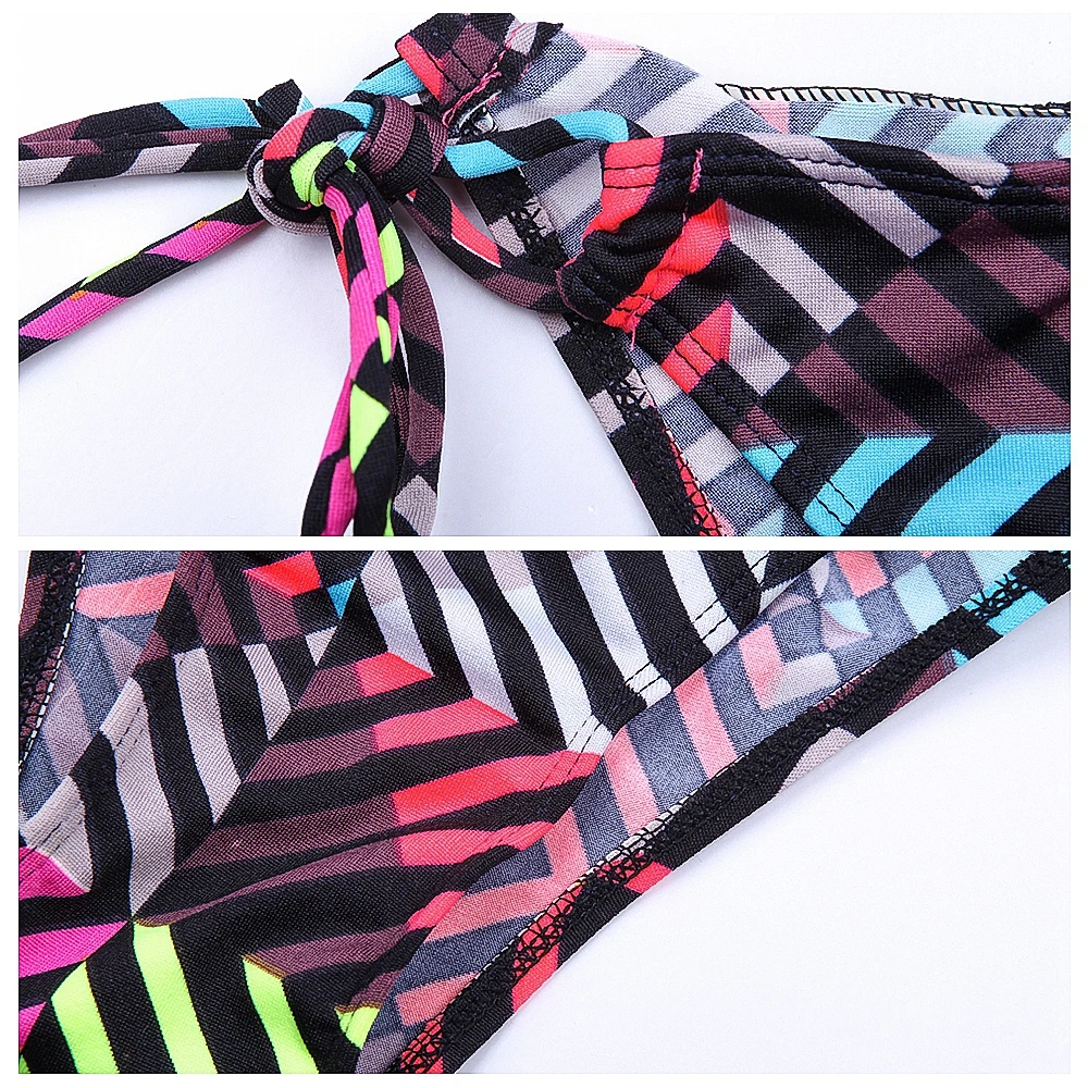 

Swimsuit Women 2020 Tassel Sexy Mini Bikini Bandage Push Up Swimwear Two Piece Bathing Suit Femme Dropshipping Beachwear Female