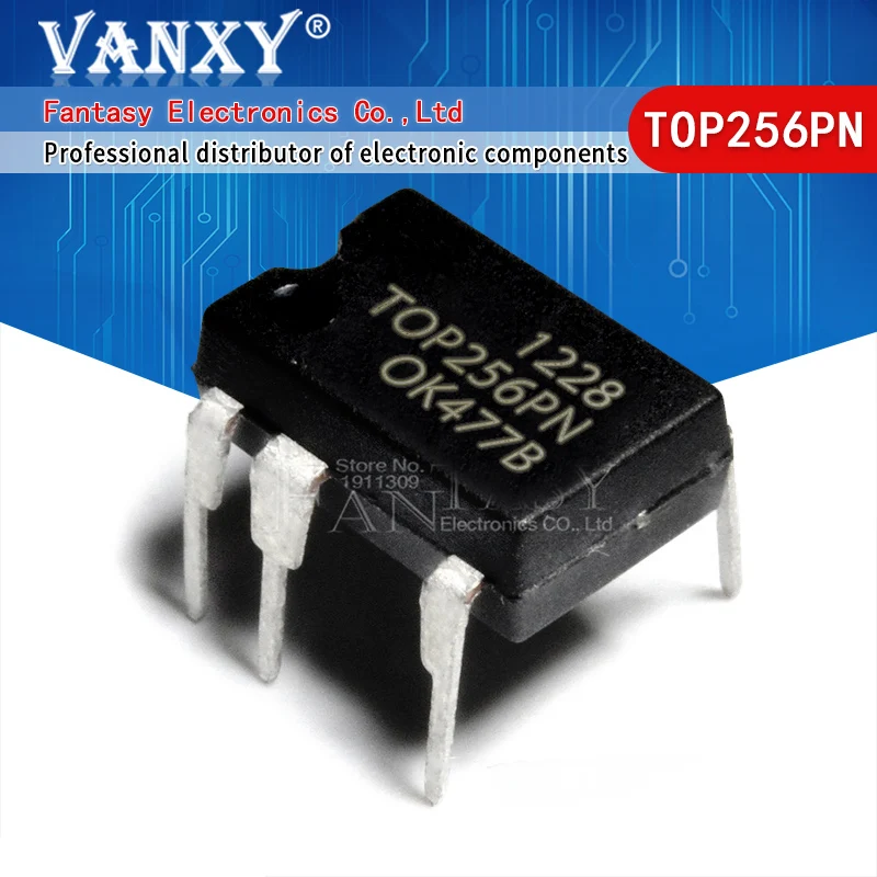 

5 шт., чип управления TOP256PN DIP7 TOP256PG DIP TOP256P DIP-7