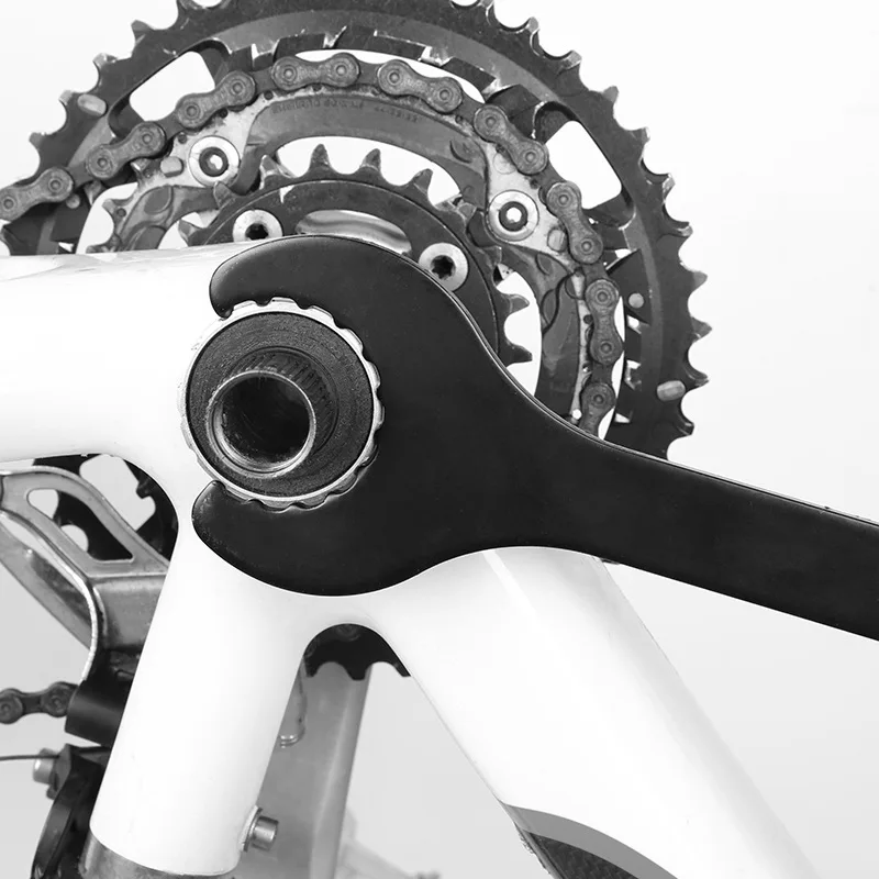 

1 шт. инструмент для ремонта велосипедов Наборы каретка ключ, дюймовый стандарт горный велосипед Интегрированный осевой ключ мини-камера дл...