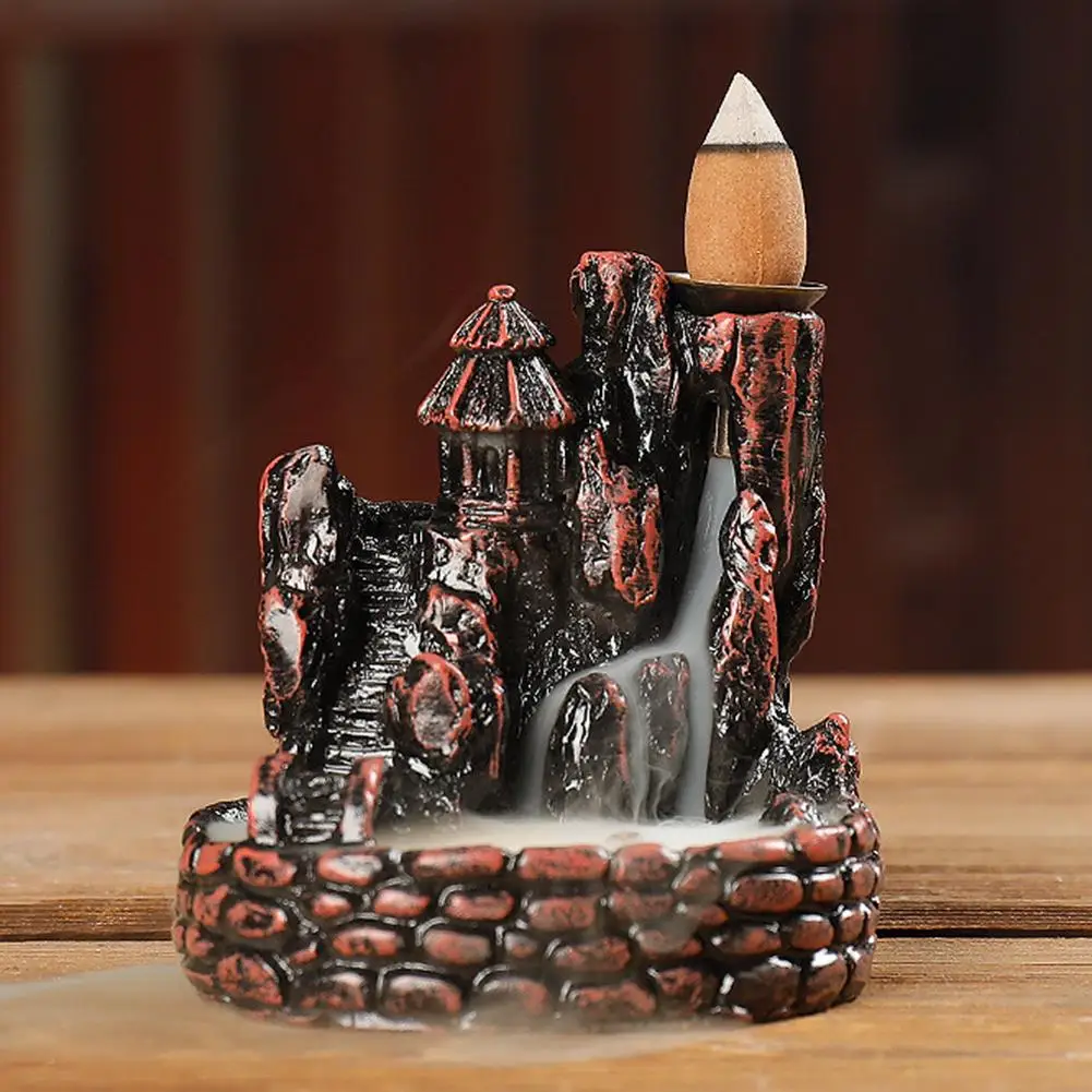 Задний горный Водопад дизайн ладан конусы держатель горелок курильница