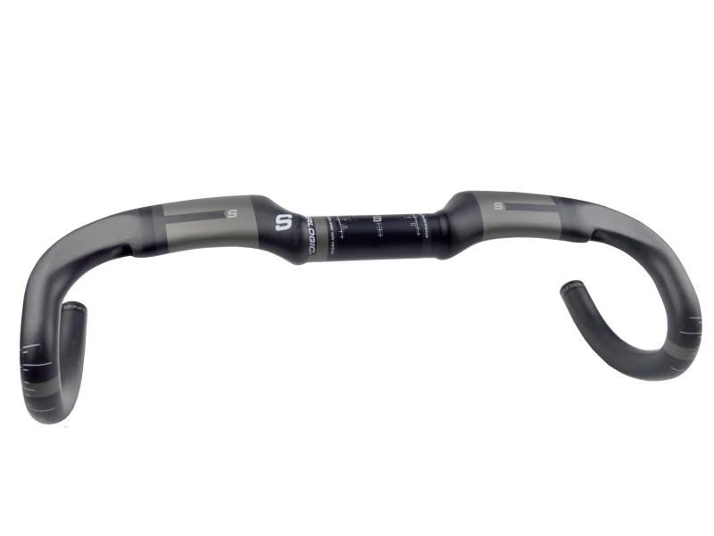 Дешево Руль из углеродного волокна для дорожного велосипеда, 400/420/440 мм