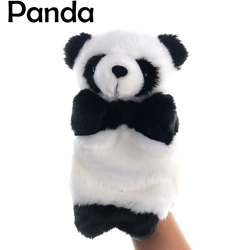 

Animal Plush Hand Puppets Childhood Kids Cute Soft Toy Panda Shape Story Pretend Playing Dolls Gift For Children Boys Girls