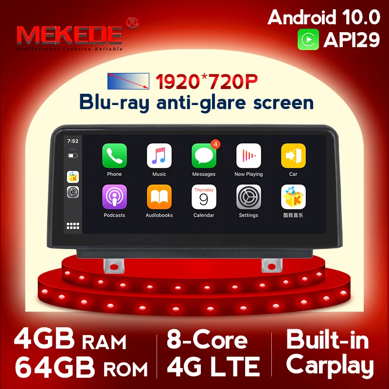 MEKEDE Android 10 0 автомобильный dvd-плеер для BMW F30/F31/F34/F20/F21/F32/F33/F36 оригинальный NBT
