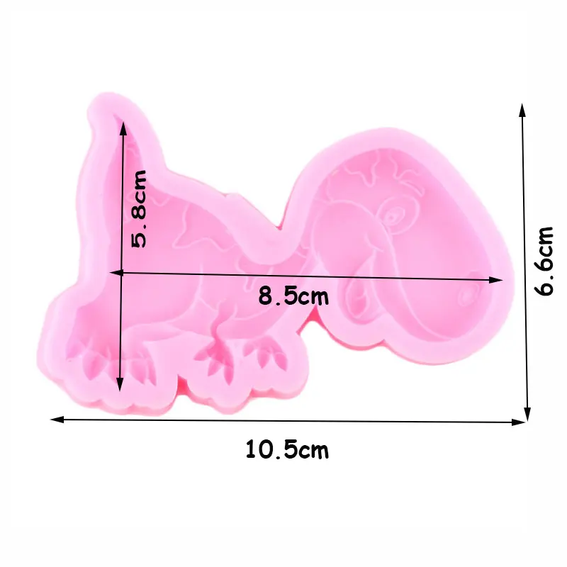 3D мультяшный динозавр силиконовые формы для печенья выпечки конфет шоколада