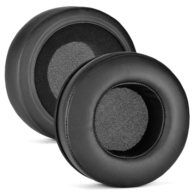 Ear Pads Pillow Cover 1 Pair Memory foam Earpads Replacement Black Compatible with Samson-Technologies SR850 SR950 24BB
