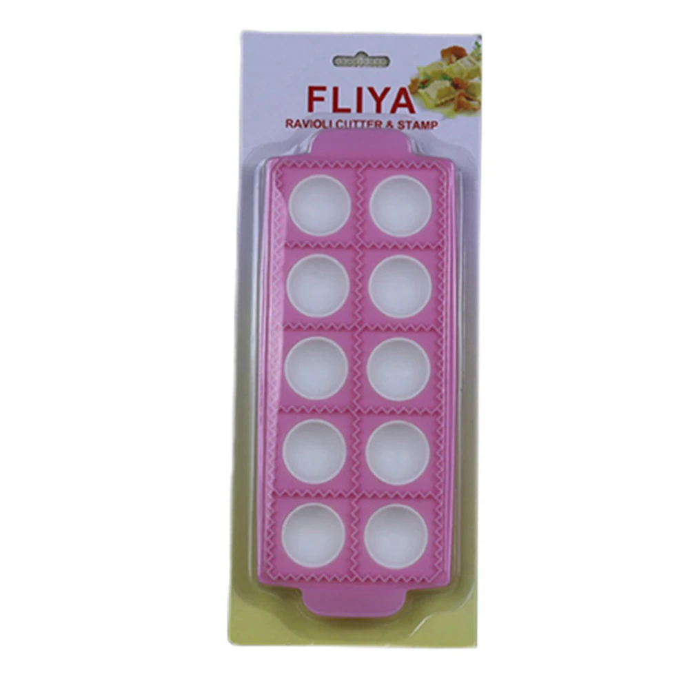 DIY домашняя форма для выпечки силиконовая ravоли волнистые края итальянские