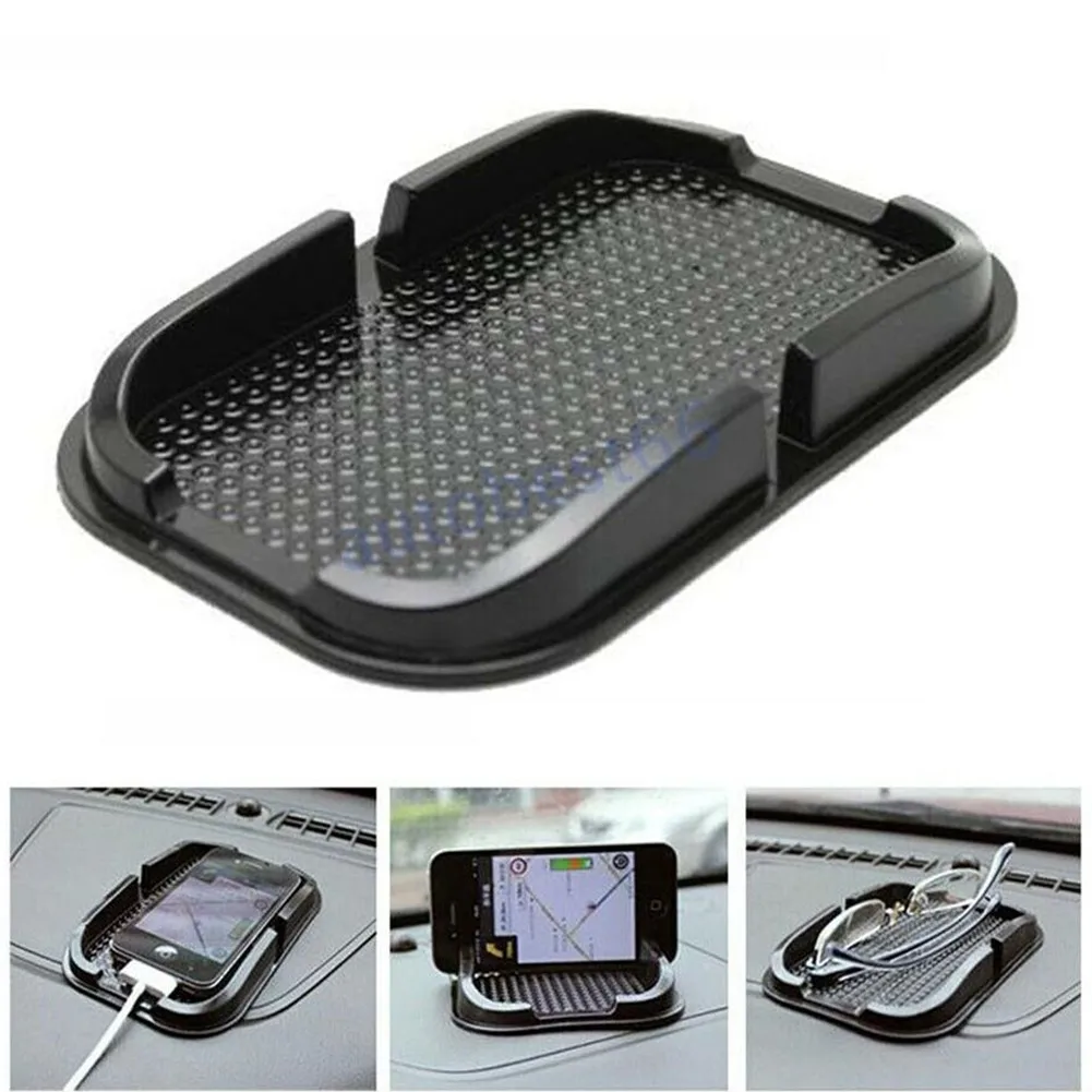 

Car Interior Parts Mobile Phone Holder NonSlip Dashboard Mat Pad Silica Gel 15.5*10*2cm For Car Anti-Skid Sticky Grip Mount