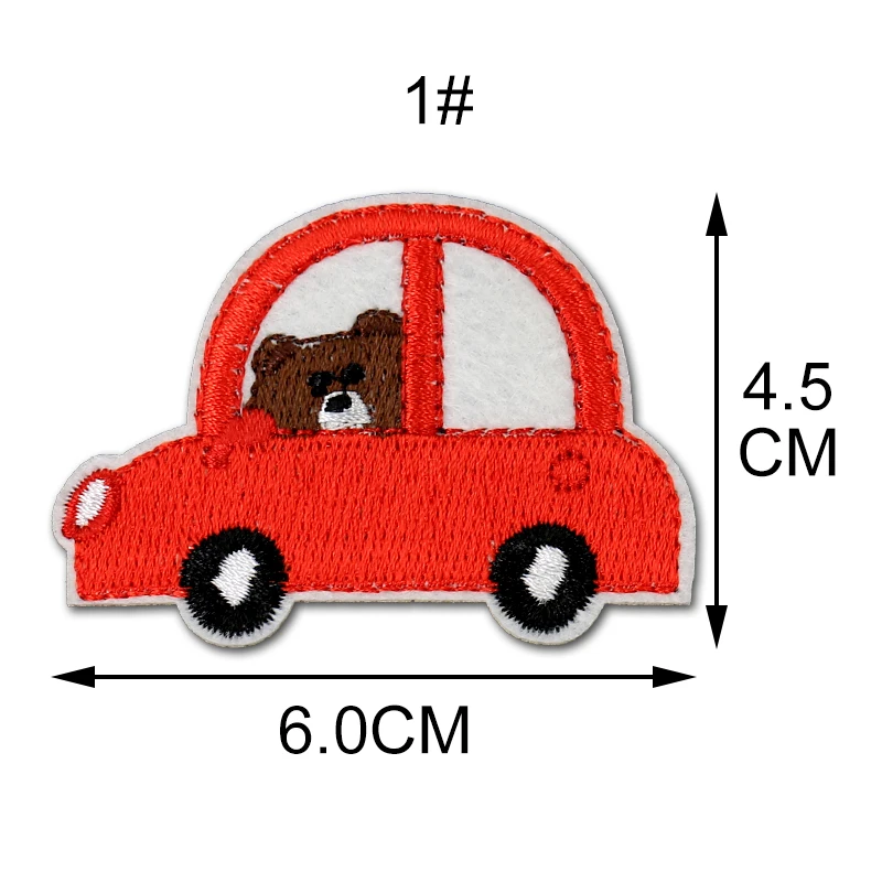 Нашивка с изображением медведя машины железа на одежде сделай сам детские полосы