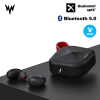 whizzer b6 ipx7 waterproof upgrade tws earphone wireless earbud bluetooth 5 0 support aptxaac 45h playing time for iosandroid
