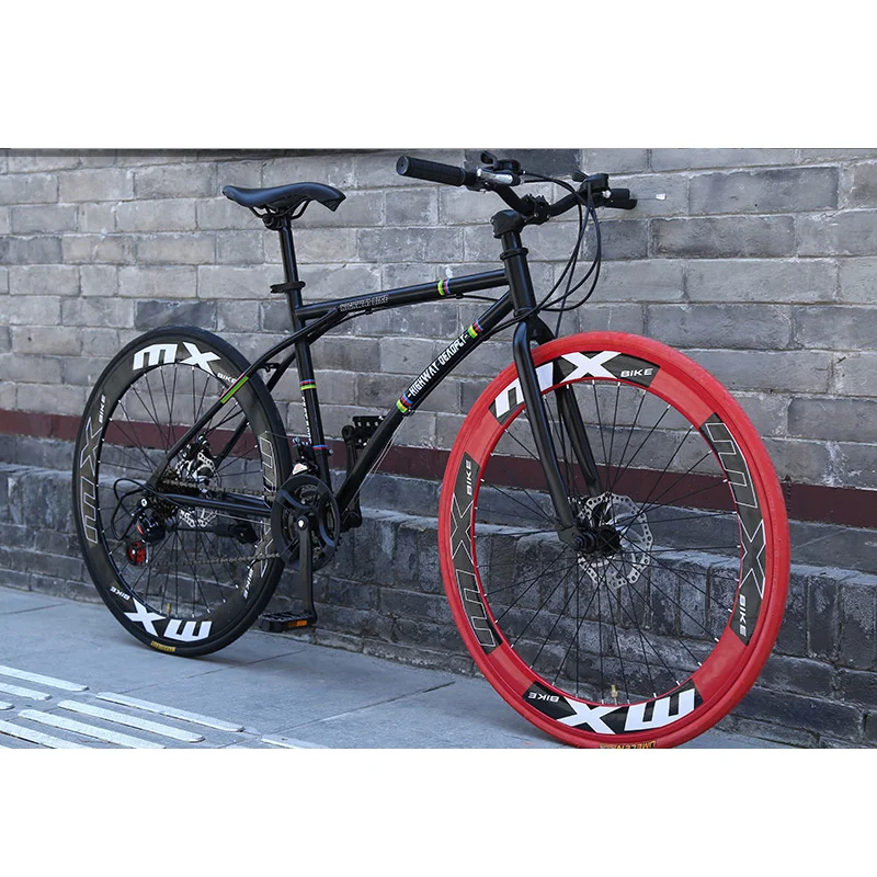 Велосипедный дорожный велосипед 26 дюймов 24 скоростной фиксированный привод