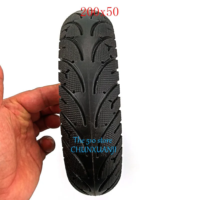 Твердая шина 8x2 дюйма с ступицей из сплава 200x50 8 дюймов отверстиями для ульев