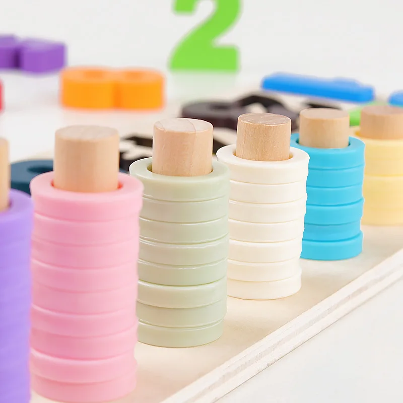 Montessori Educational Toys For Children Kindergarten Mouse Thread Cheese Plaything Teaching Aids Math Montessori Wooden Toys