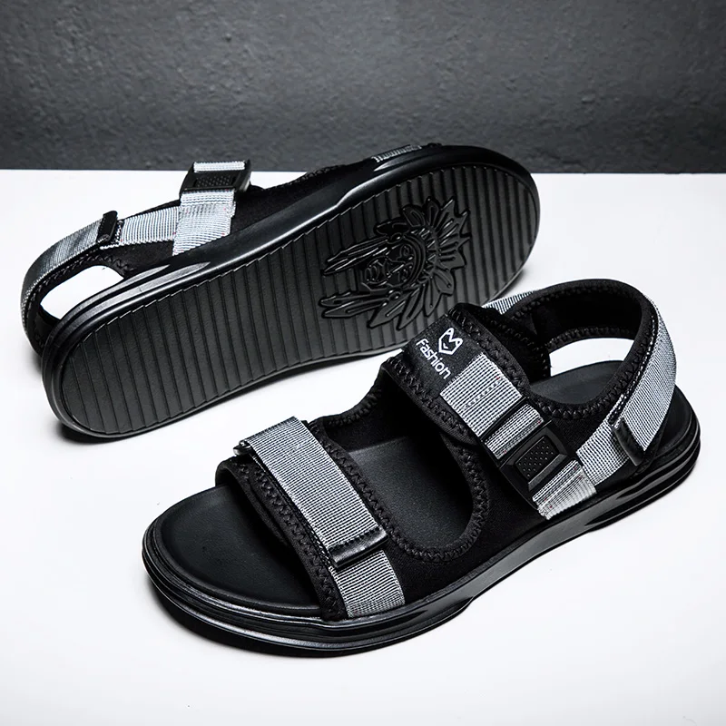 

Shoes Men Sandals Mens Walking Sandals Men Sandal Shoes Large Leather Dress Outdoor Summer Sandalia Masculina De Praia Samool