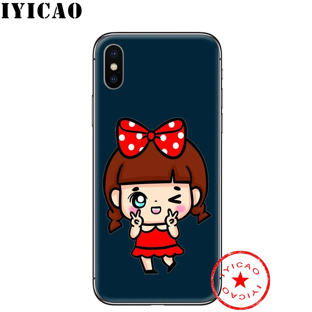 Мягкий чехол для iphone 11 Pro Xr Xs Max 6 S 7 8 Plus 5 5S Se из силикона TPU IYICAO |