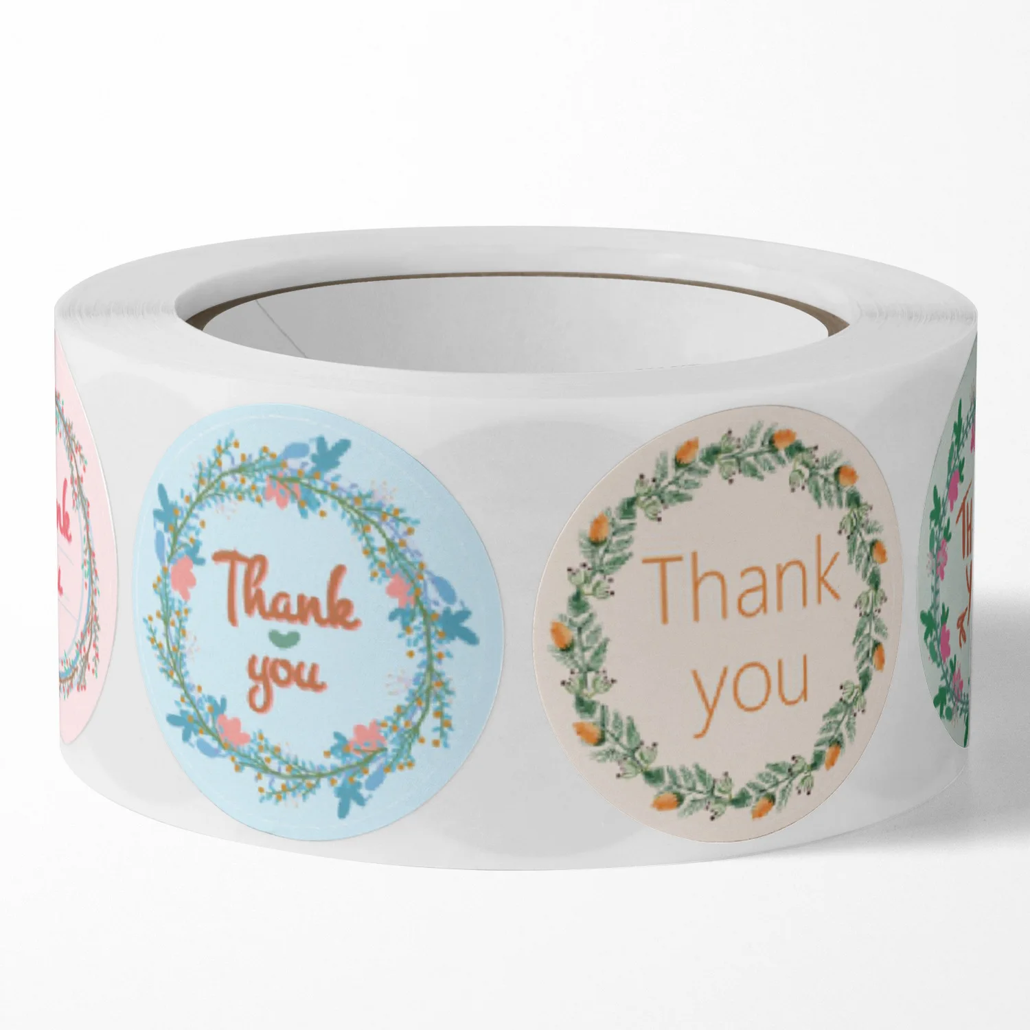 

500pcs/Roll 2.5cm Cute Thank You Stickers Seal Labels Gift Packaging Stickers Birthday Wedding Party Offer Stationery Sticker