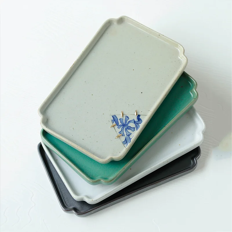 Керамический поднос для чая сухих пузырей кастрюль фруктов напитков детской