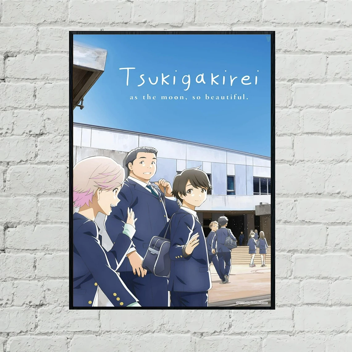 

Постер Tsuki ga kiei из аниме, холст, печать, японский хит, новая драма, настенная живопись, украшение для дома