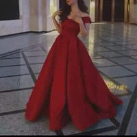 sexy off shoulder burgundy satin evening dresses plus size prom dress 2022 evening gowns custom made party dress robe de soiree