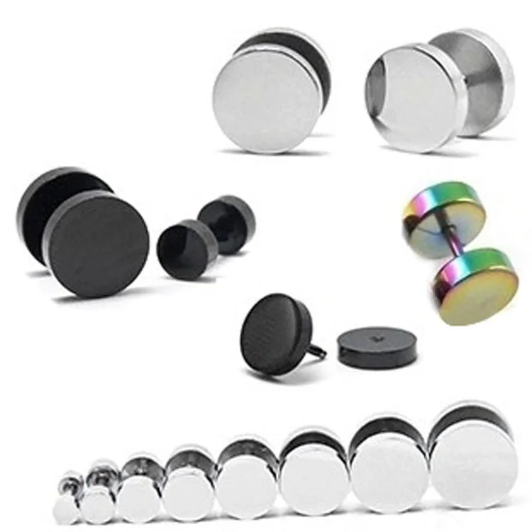 Мужские и женские серьги гвоздики из титановой стали в Корейском