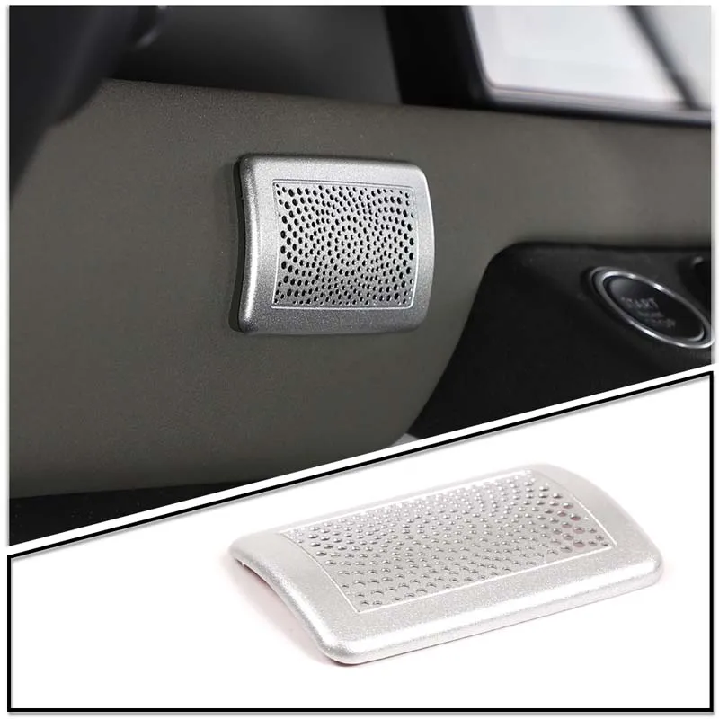 

Aluminum Alloy Car Styling Microphone Frame Cover Trim Stickers For Land Rover Defender 90 110 2020-2022 Interior Accessories
